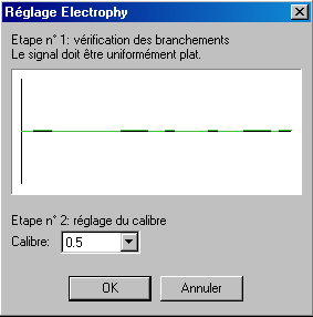 Etape 4 : Cliquez sur réglage, une fenêtre apparaît