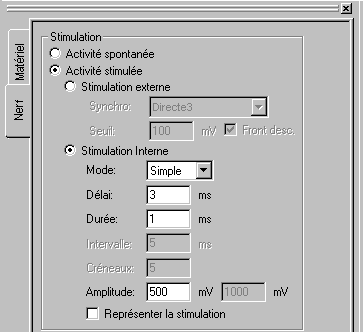 Stimulation Interne